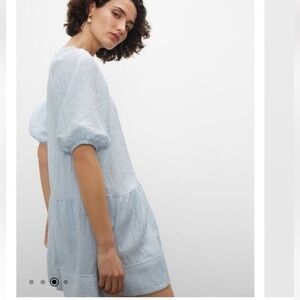 Club Monaco Blue CLOUD mini Dress size Large